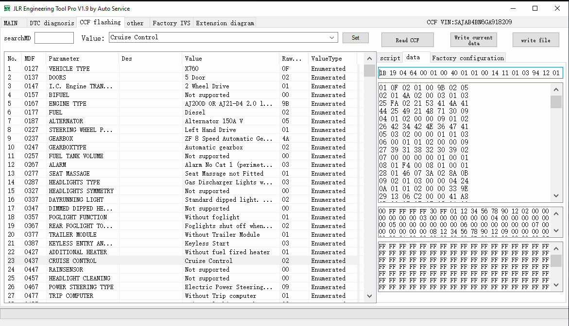 JET-PRO interface screenshot 10